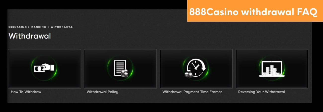 888 Withdrawal options