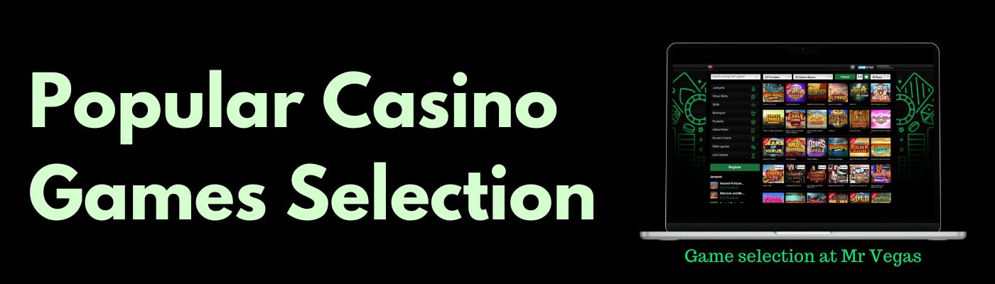 Popular Casino Games Selection