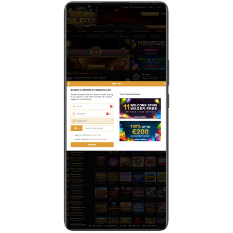 Videoslots UK Mobile