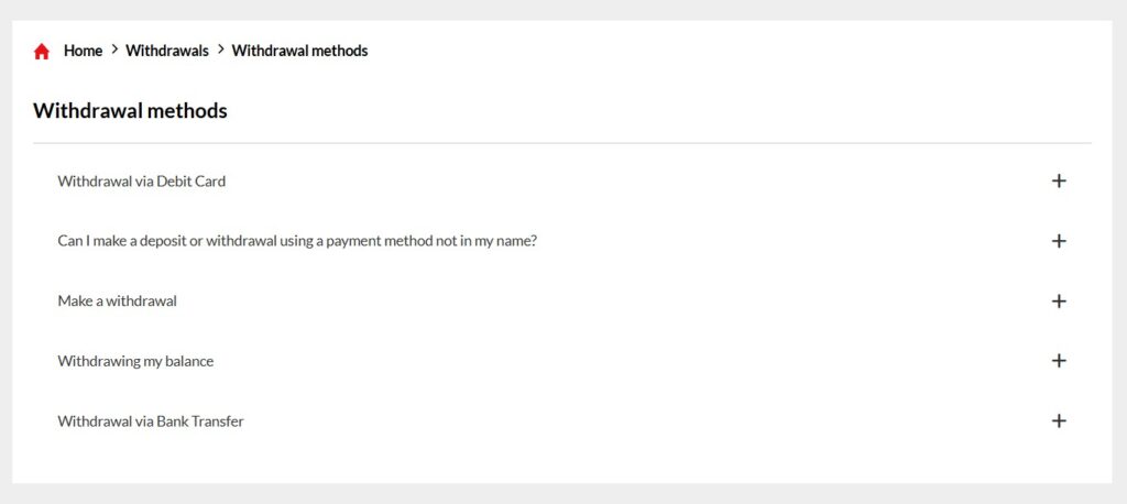 32Red Withdrawal Methods